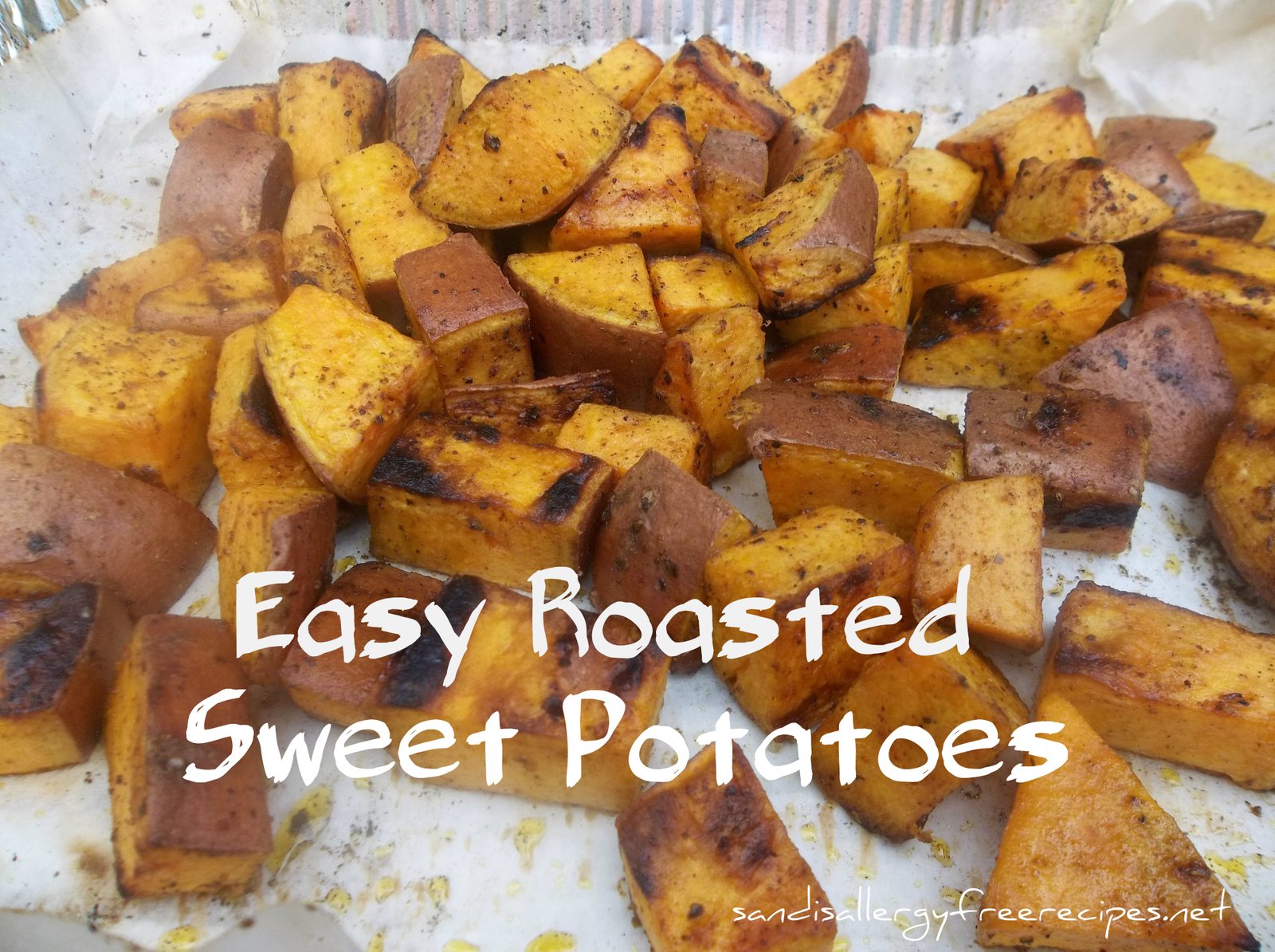 Easy Roasted Sweet Potatoes