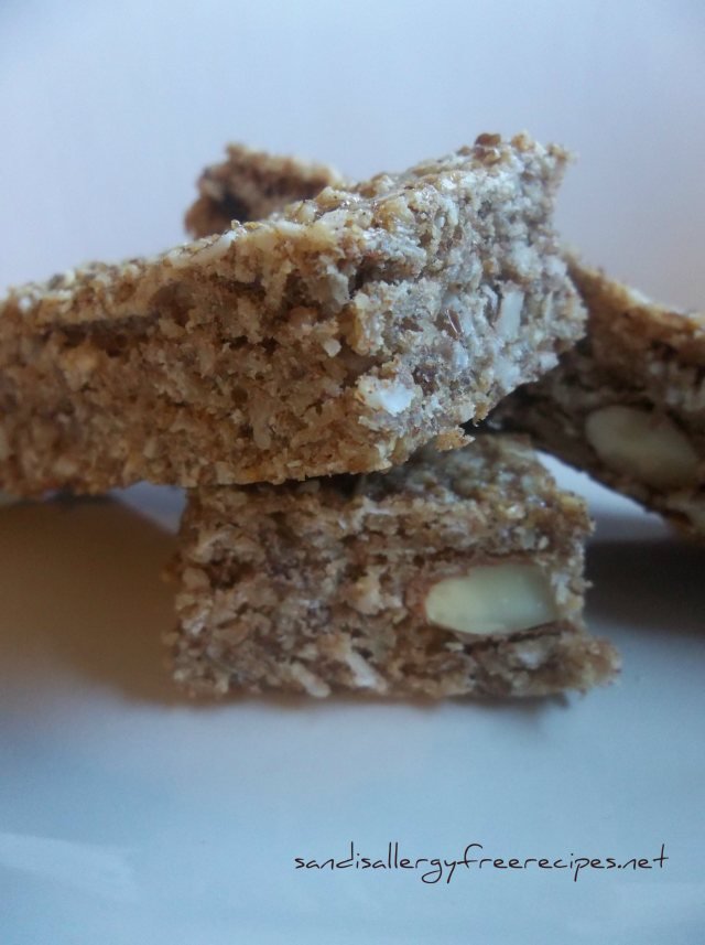 Coconut Almond Chewy Bars