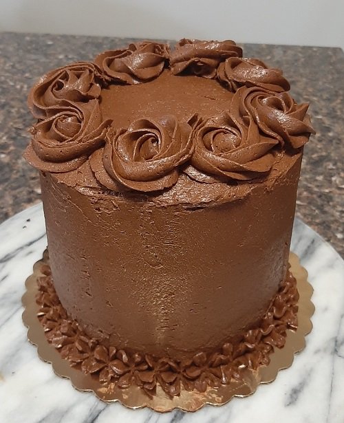Triple Layer Chocolate Cake